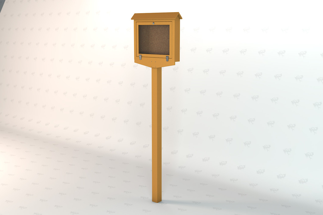 Outdoor Hinged Message Board - Small thumbnail 3