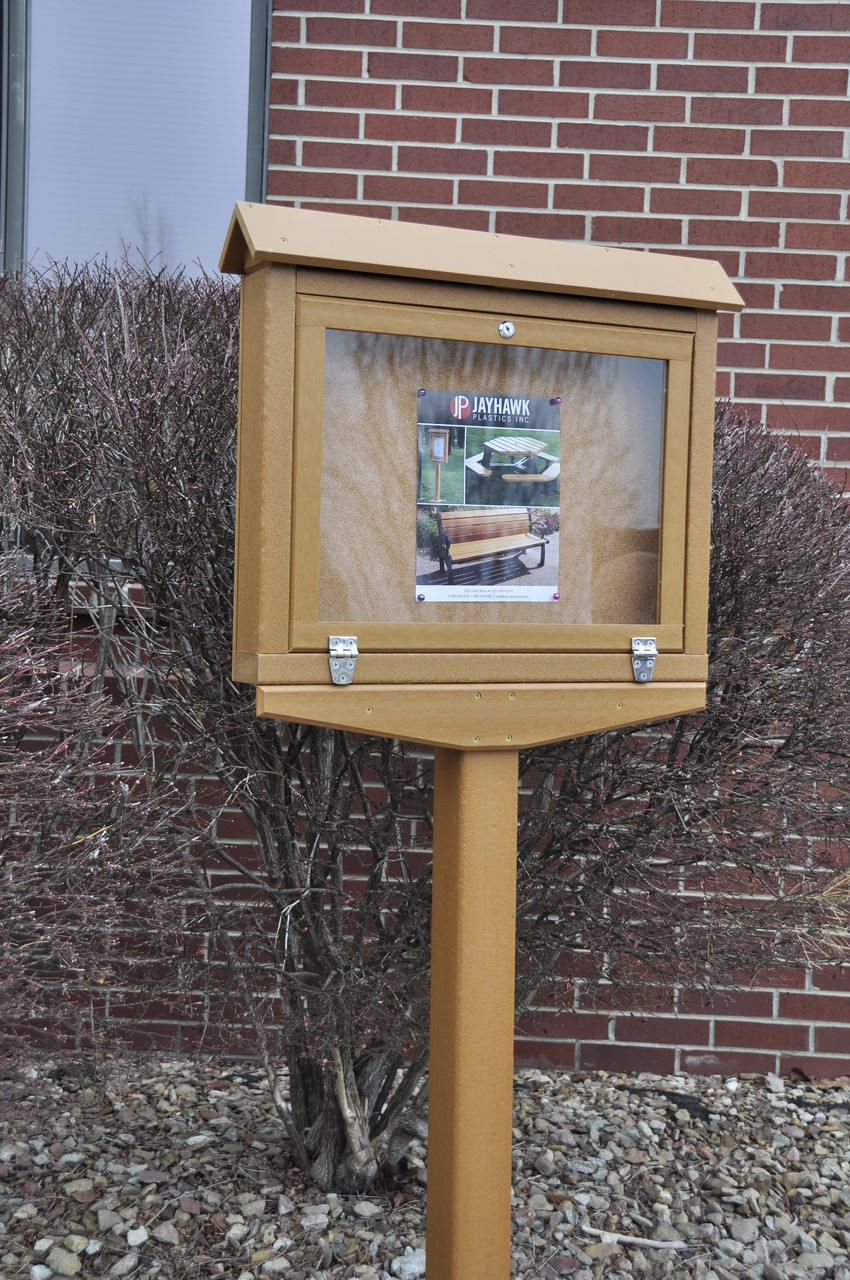 Outdoor Hinged Message Board - Small thumbnail 6