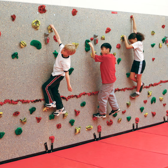 8' School Climbing Traverse Wall thumbnail 1