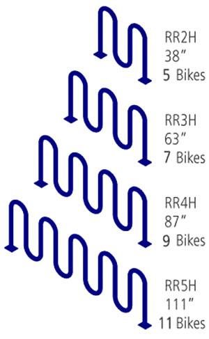 Rolling Bike Rack (RR2H) thumbnail 2