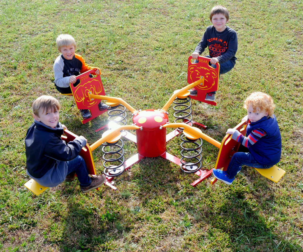 Infinity Animal Spring Bouncer 4-Seat thumbnail 1