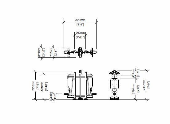 Royal Double Station Chest Press thumbnail 7