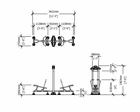 Royal Double Station Rower thumbnail 8