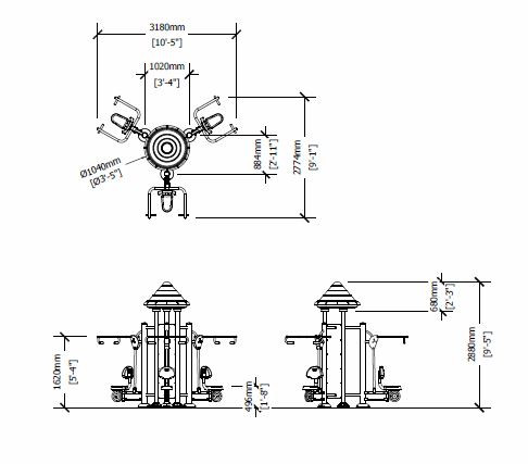 Royal Triple Station Lat Pull Down thumbnail 2
