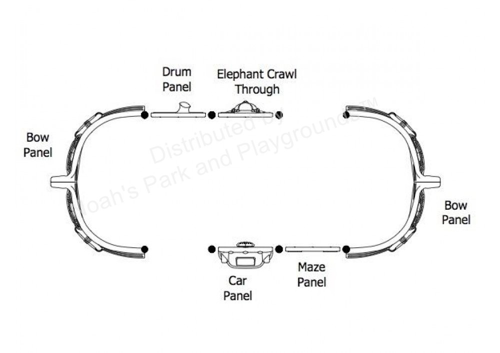 Ahoy Captain Pirate Ship Play Structure thumbnail 3
