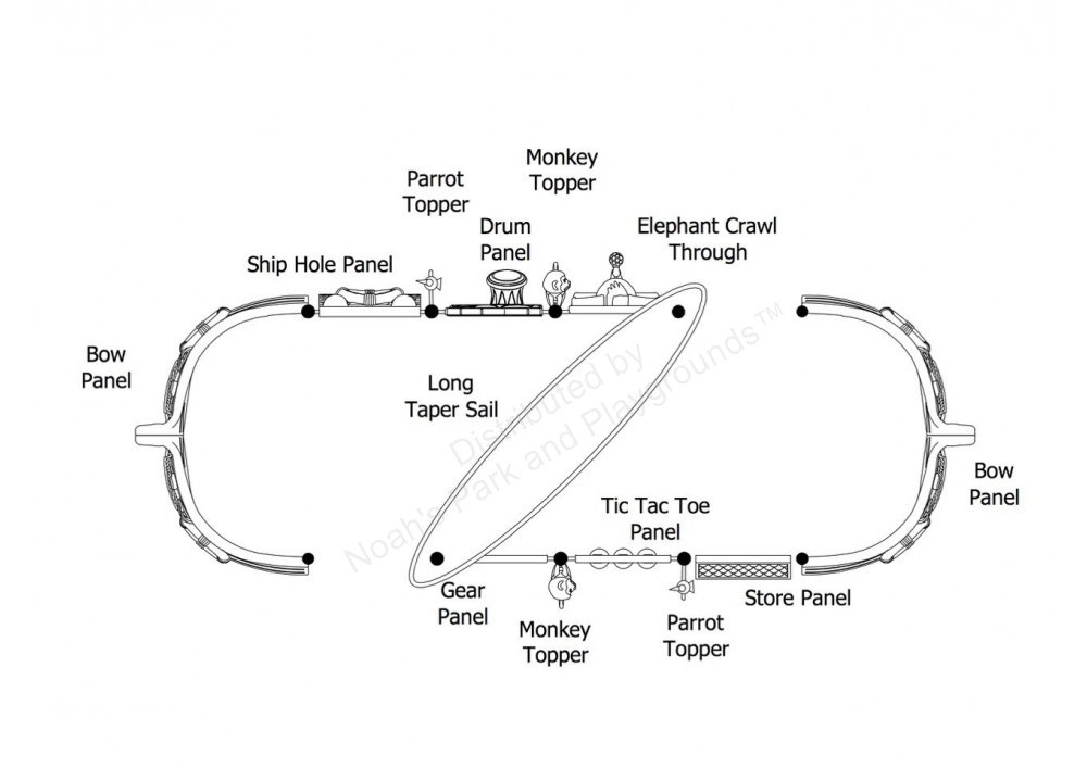 Great Ghost Pirate Ship Play Structure thumbnail 4