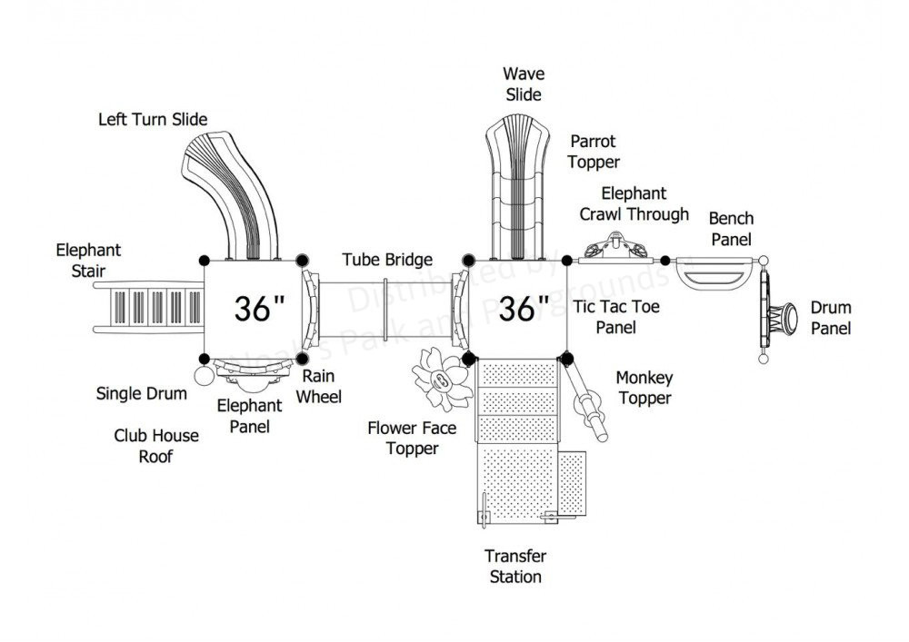 Jumpin' Jaguar Tree House Play Structure thumbnail 4