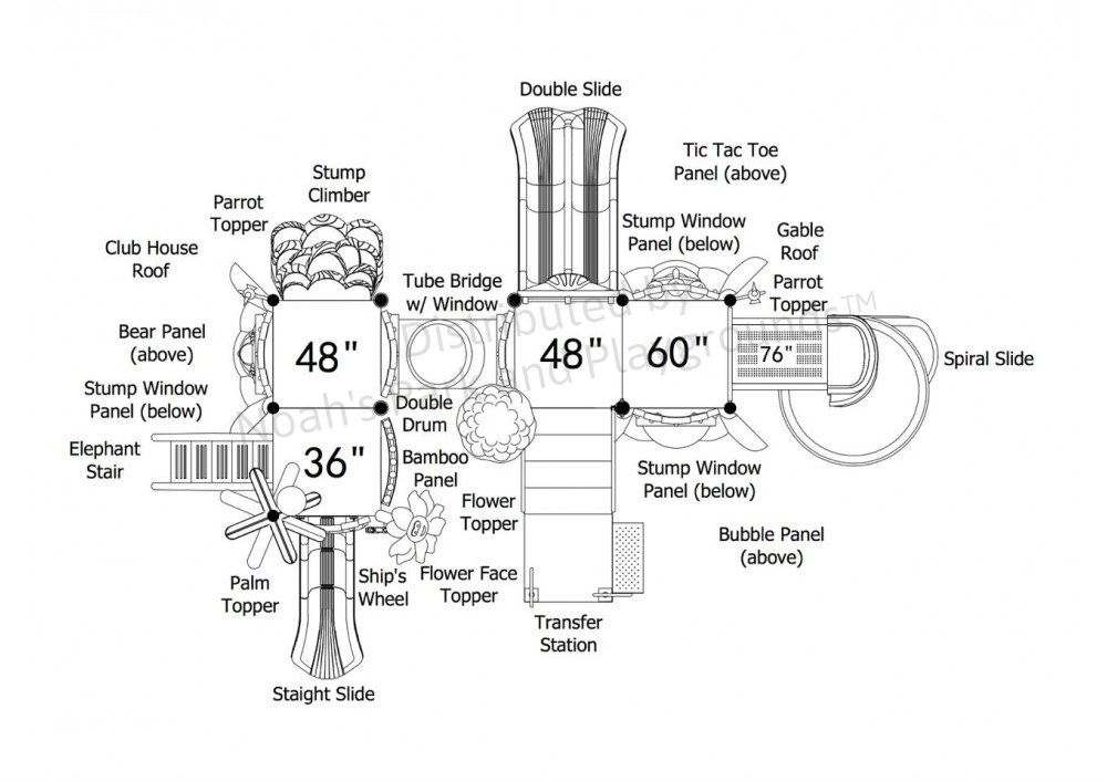 Timmy Toucan Tree House Play Structure thumbnail 4