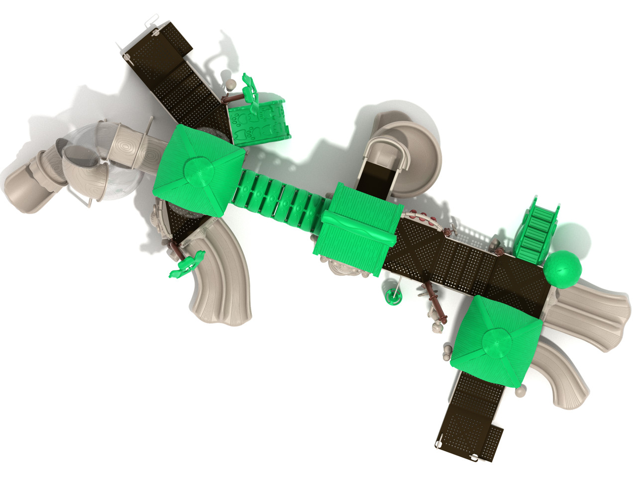 Wicked Wombats Tree House Play Structure thumbnail 3