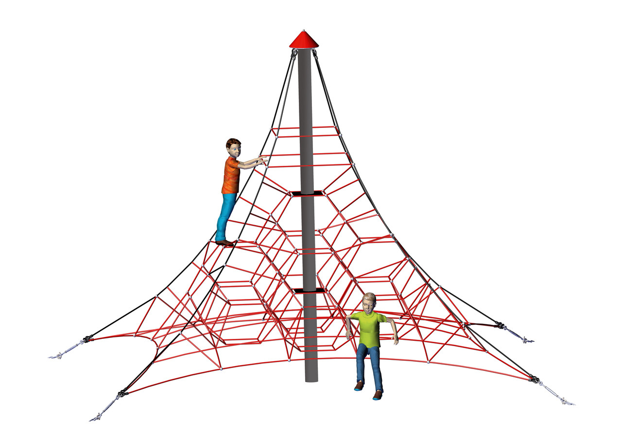 Spider Pyramid 4-4 Net Climber thumbnail 7