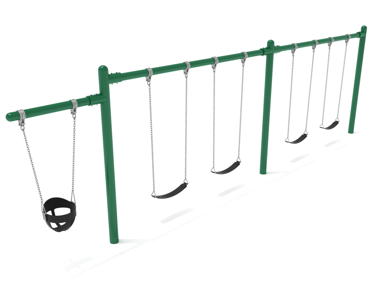 2-Bay with 1 Cantilever Swings thumbnail 1