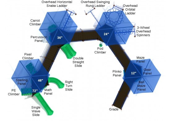Turkey Trail Inclusive Play Structure thumbnail 4