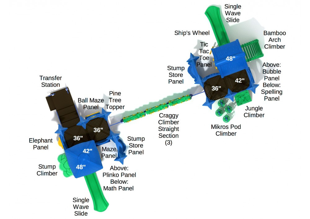 Finny Fish Tree House Play Structure thumbnail 3