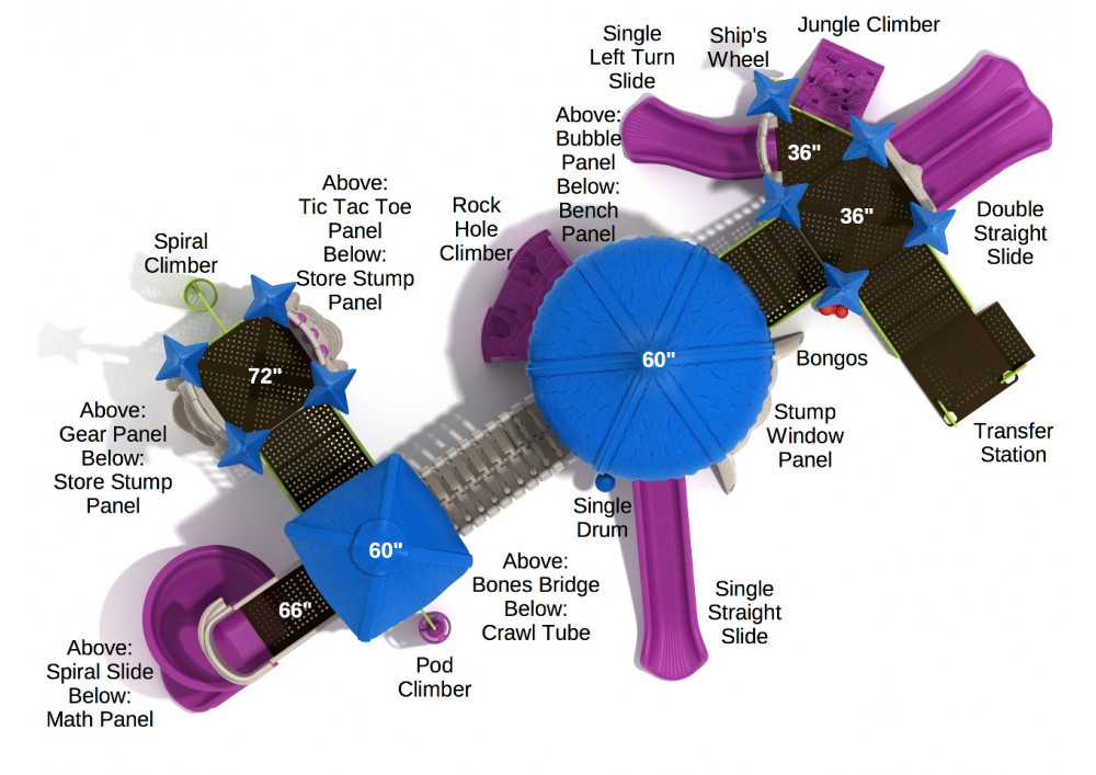 Mighty Macaw Tree House Play Structure thumbnail 3
