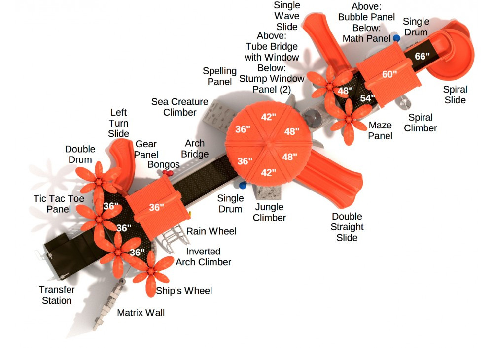 Howler Hideaway Tree House Play Structure thumbnail 3