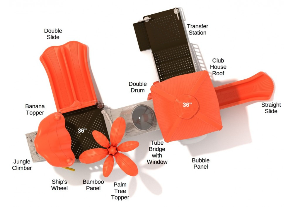 Continuous Canopy Tree House Play Structure thumbnail 3