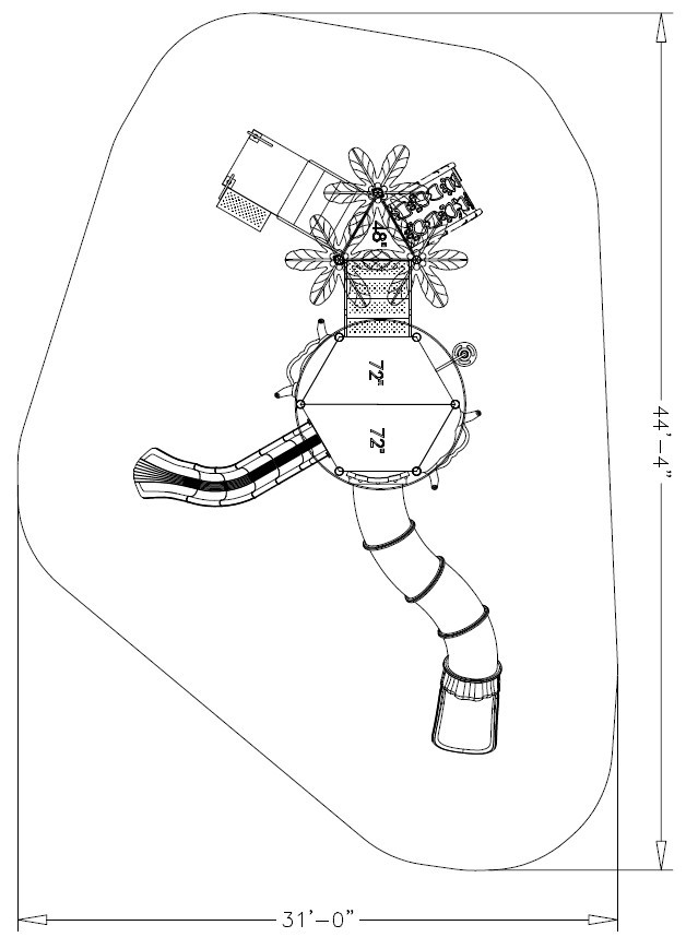 Lumbering Lemur Tree House Play Structure thumbnail 5