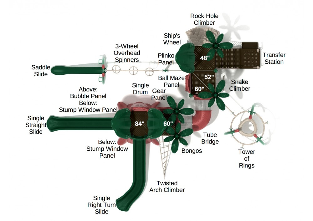 Falcon Flight Tree House Play Structure thumbnail 3