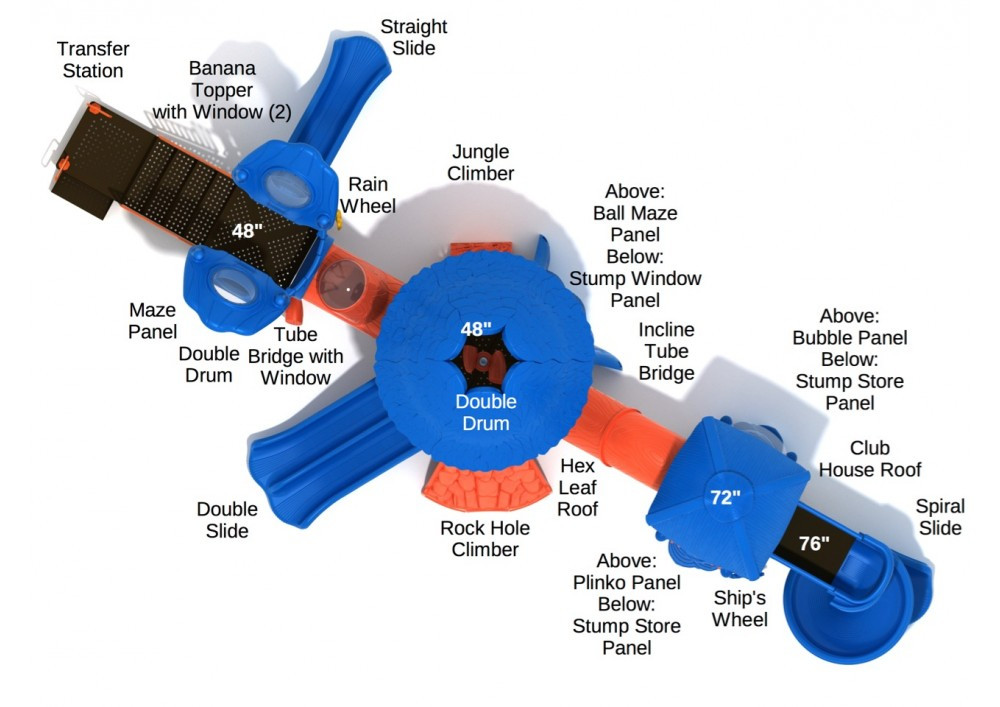 Gecko Grotto Tree House Play Structure thumbnail 3