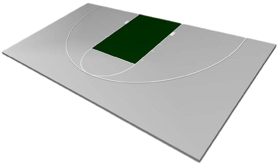 Superior 30x50 Basketball Court thumbnail 1