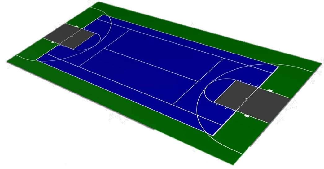 Varsity 50x100 Multi-Game Court- Basketball & Tennis thumbnail 1