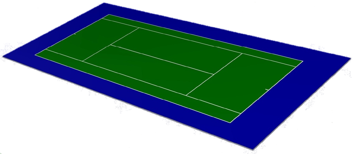 Single 60x120 Tennis Court thumbnail 1