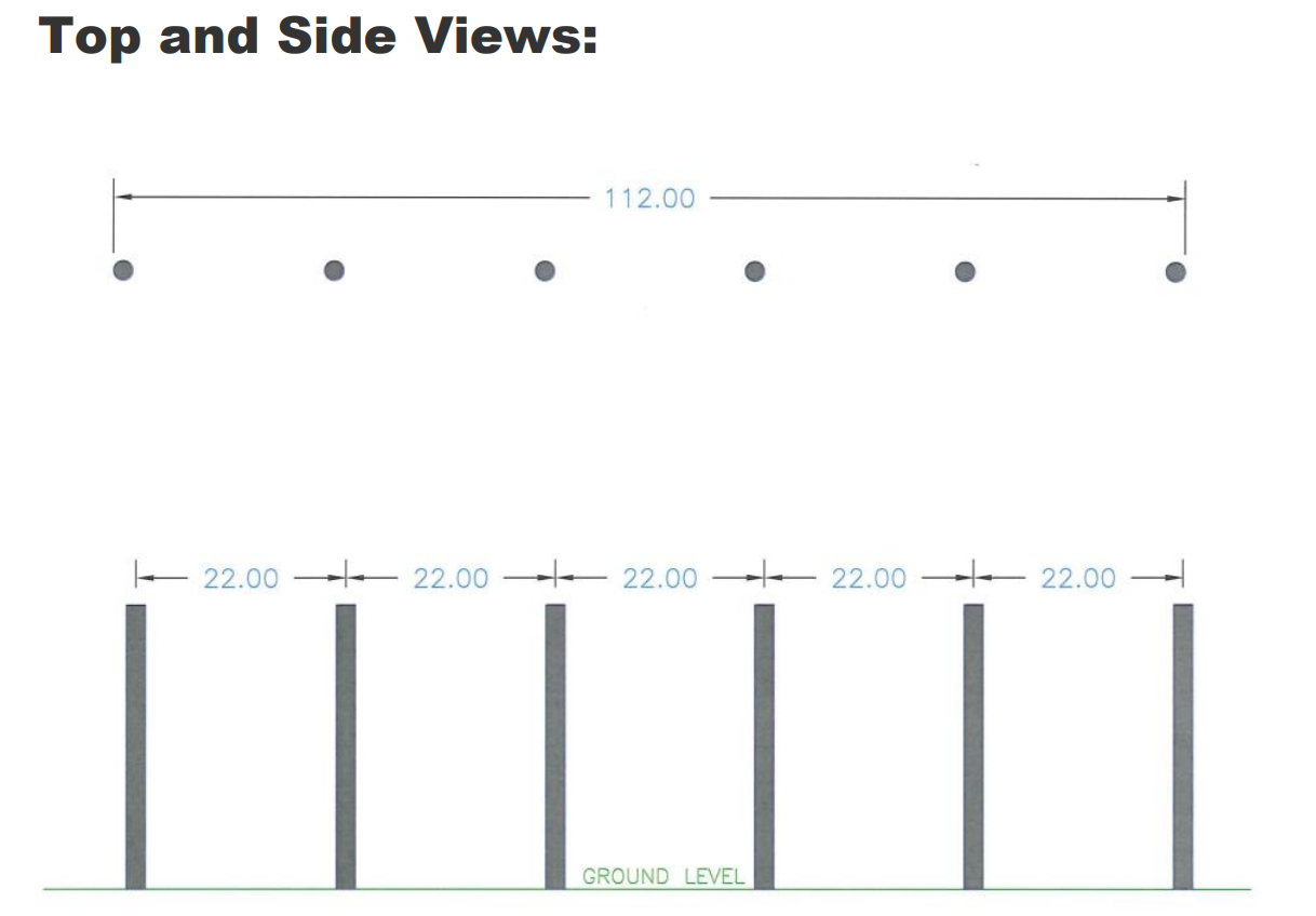 Dog Park Flexible Weave Poles Set of 6 thumbnail 2