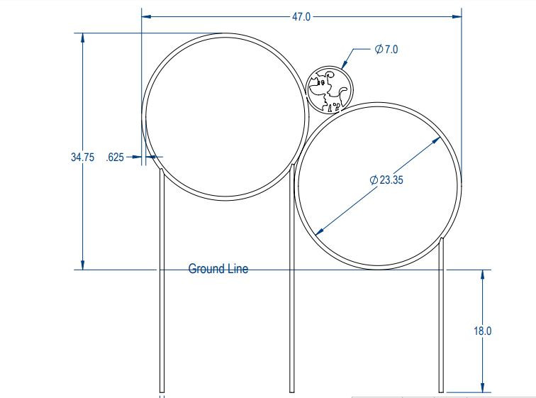 2 Hoop Dog Park Jump thumbnail 2