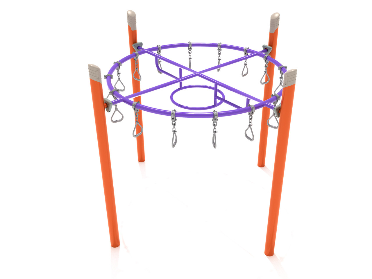 Single Post Circle Overhead Swinging Ring Ladder thumbnail 1