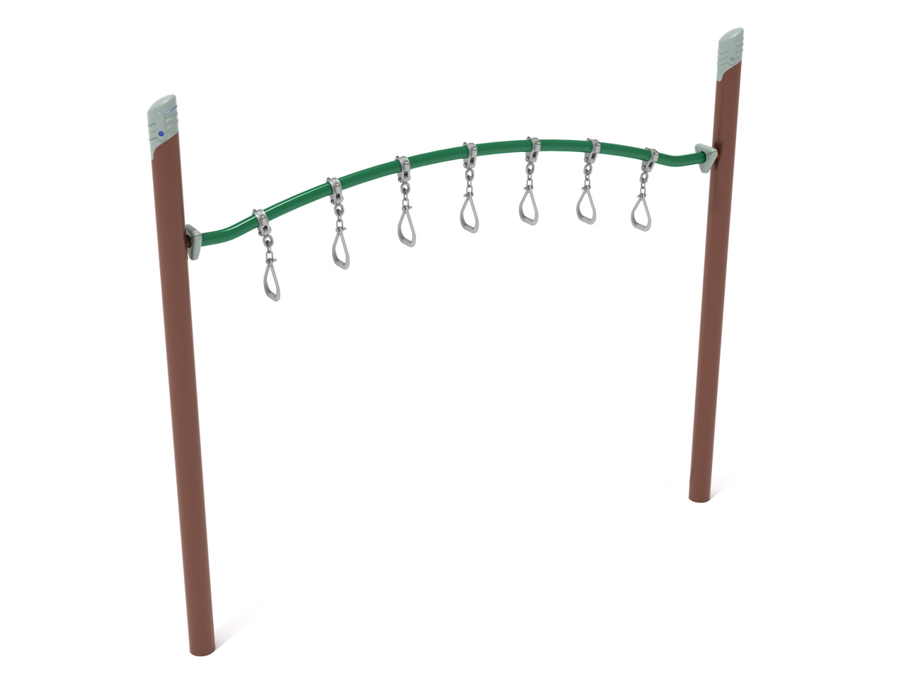 Single Post Curved Overhead Swinging Ring Ladder thumbnail 2