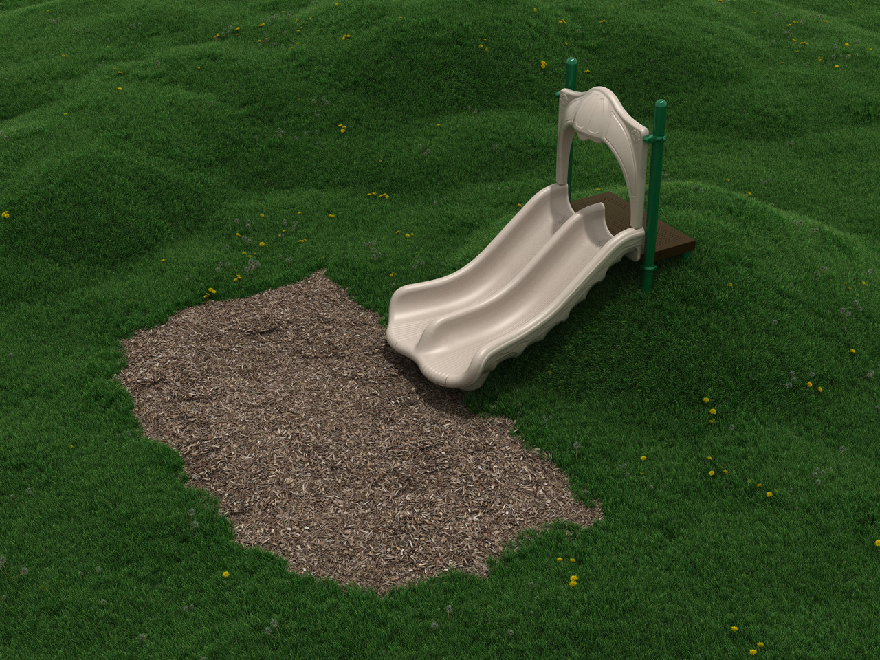 Double Straight Embankment Slide thumbnail 4