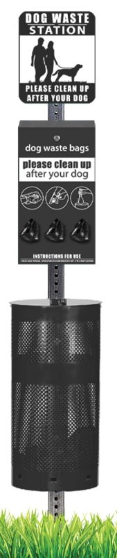 Complete Dog Waste Station with Roll Bags thumbnail 3