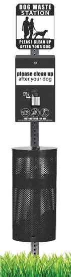 Complete Dog Waste Station with Single Pull thumbnail 6