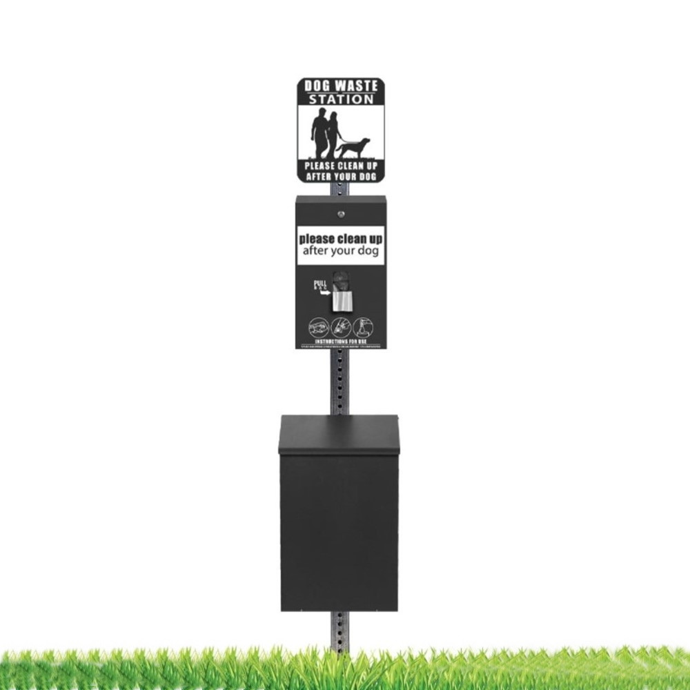 Complete Dog Waste Station with Single Pull thumbnail 1