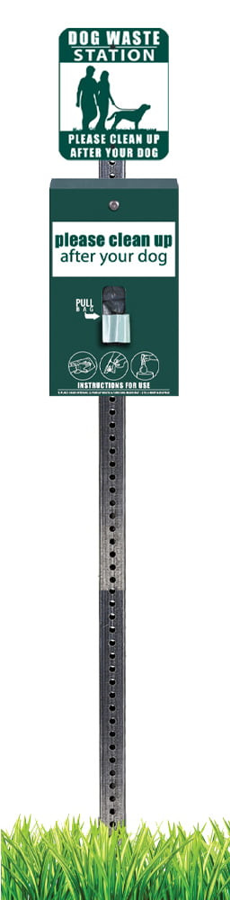 Mini Dog Waste Station with Single Pull Bags thumbnail 1