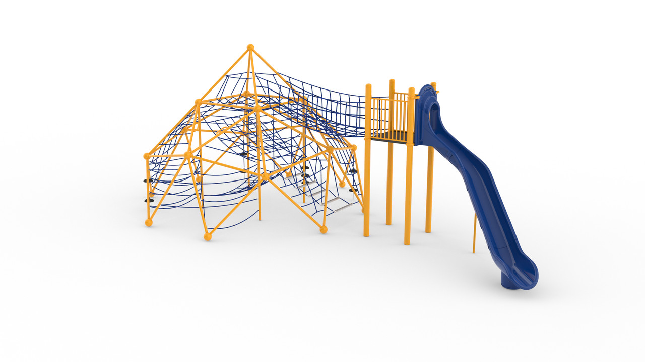 Beehive Fort Climber with Planar Nets and Slide thumbnail 1