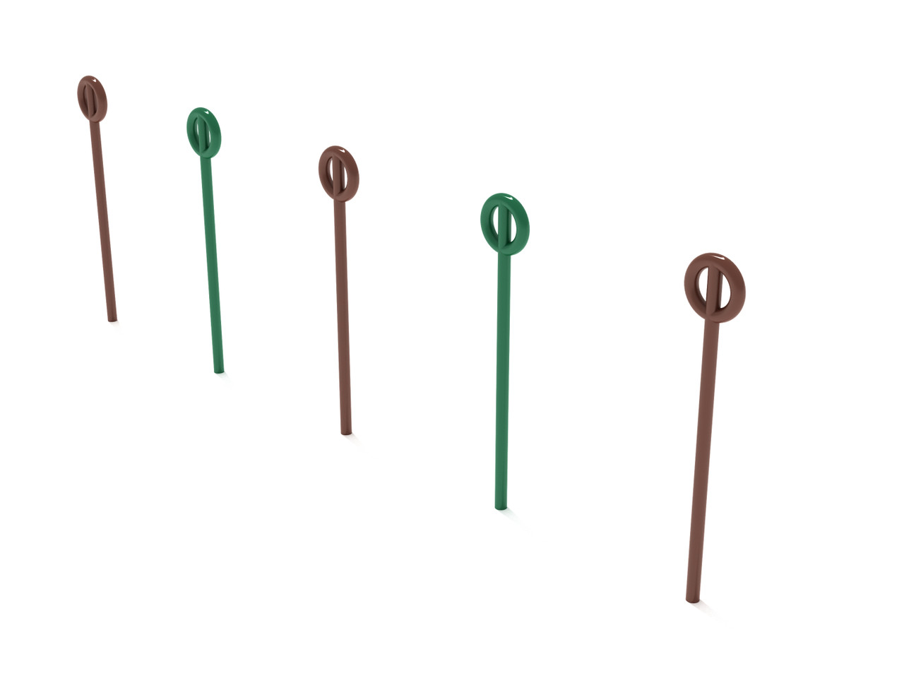 Agility Poles Set of 5 thumbnail 1