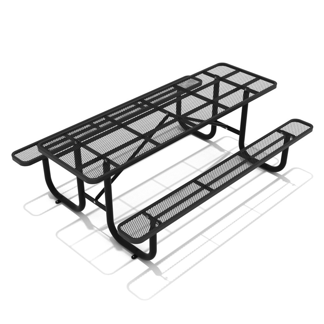 8 Ft. Expanded Steel Picnic Table thumbnail 6