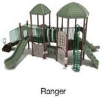 Ranger Color Scheme: Posts- Brown; Rails- Rainforest Green; Roofs/Climbers/Slides- Mossy Stone; Panels- Beige