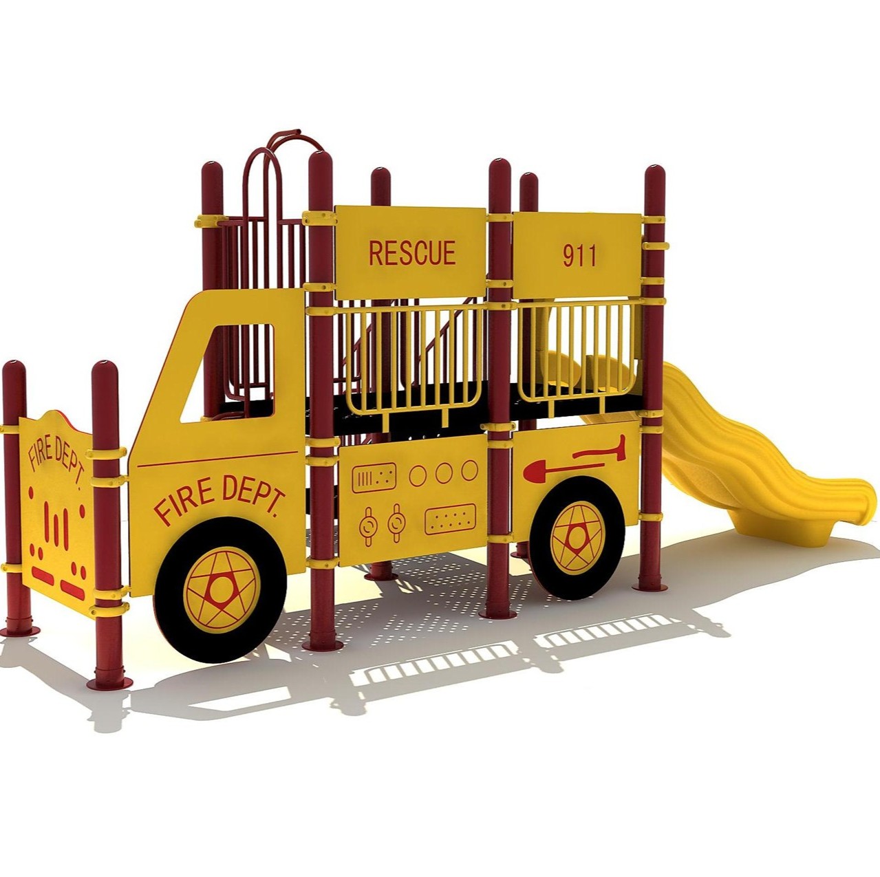 Siloam Springs Fire Truck Play Structure thumbnail 1