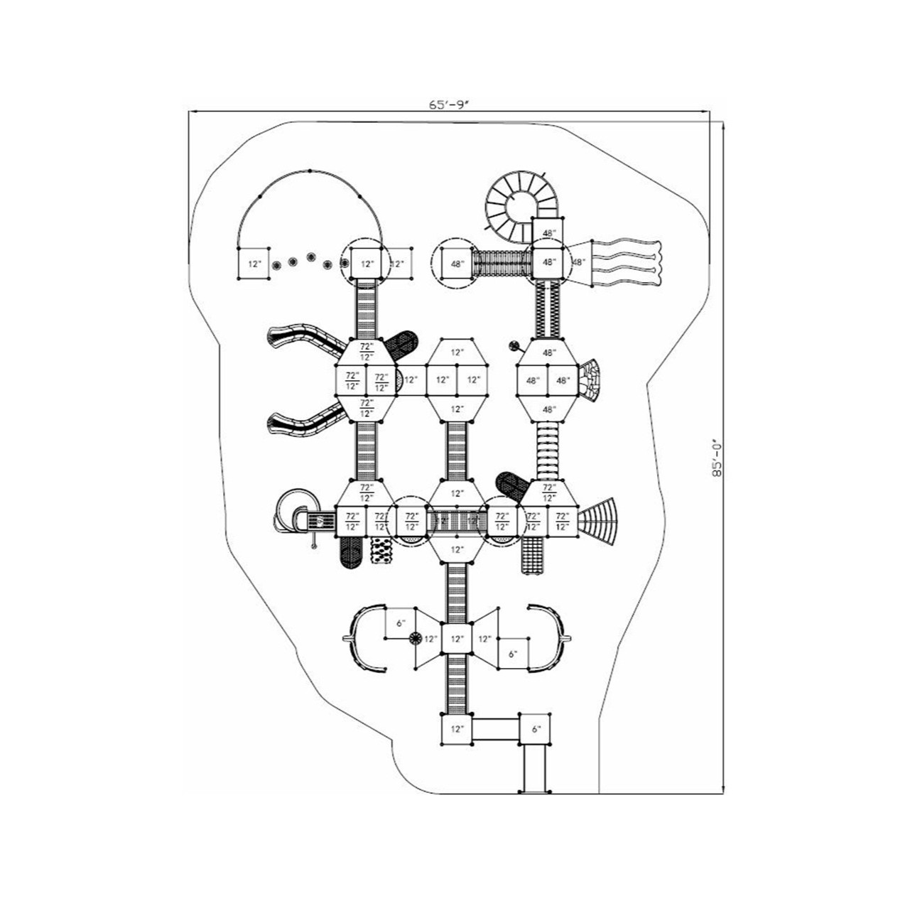 Leach Castle Inclusive Play Structure thumbnail 4