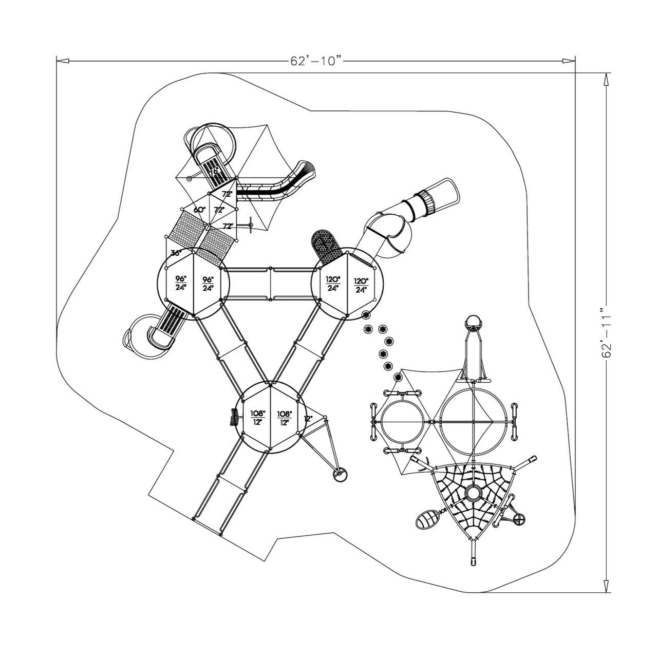 Sportsmen Inclusive Play Structure thumbnail 6
