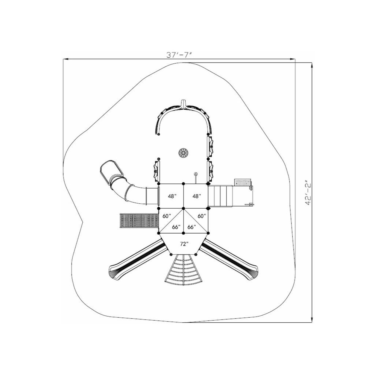 Aluma Pirate Ship Play Structure thumbnail 4