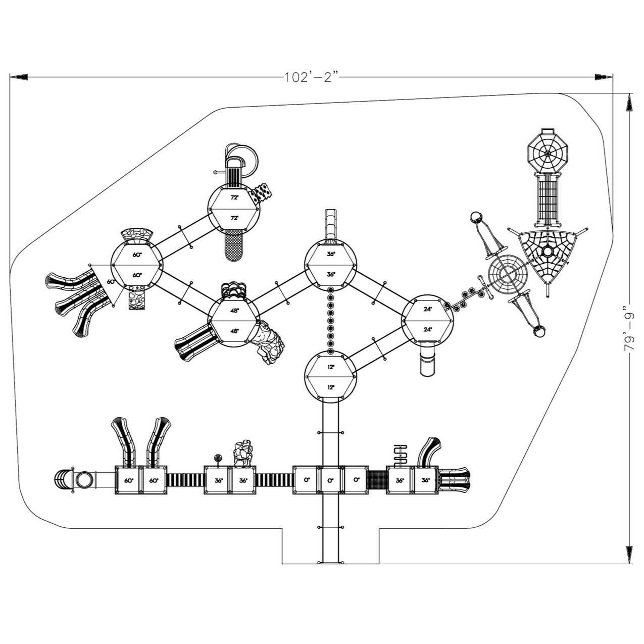 Durant Inclusive Train Play Structure thumbnail 5