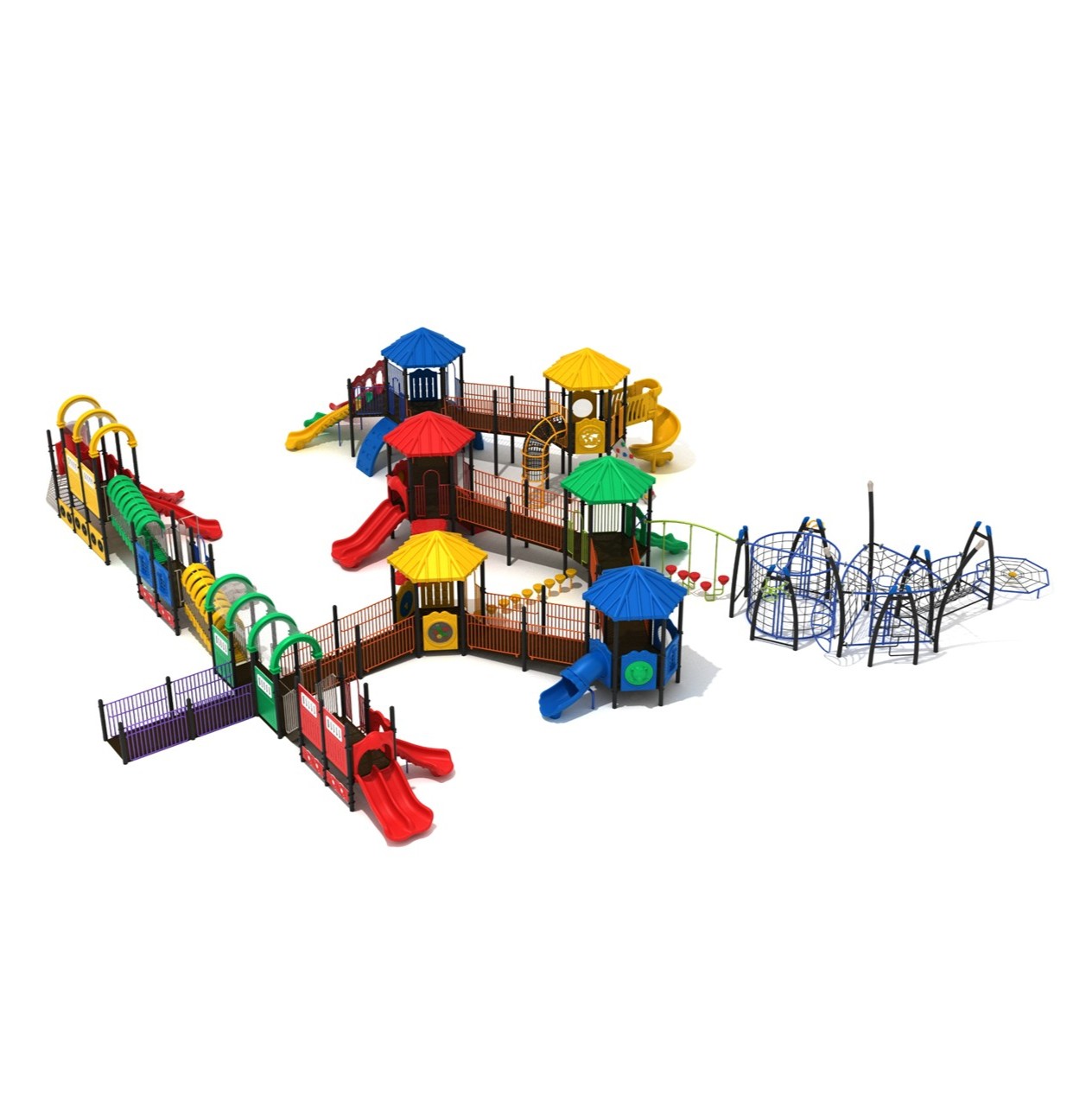 Durant Inclusive Train Play Structure thumbnail 2