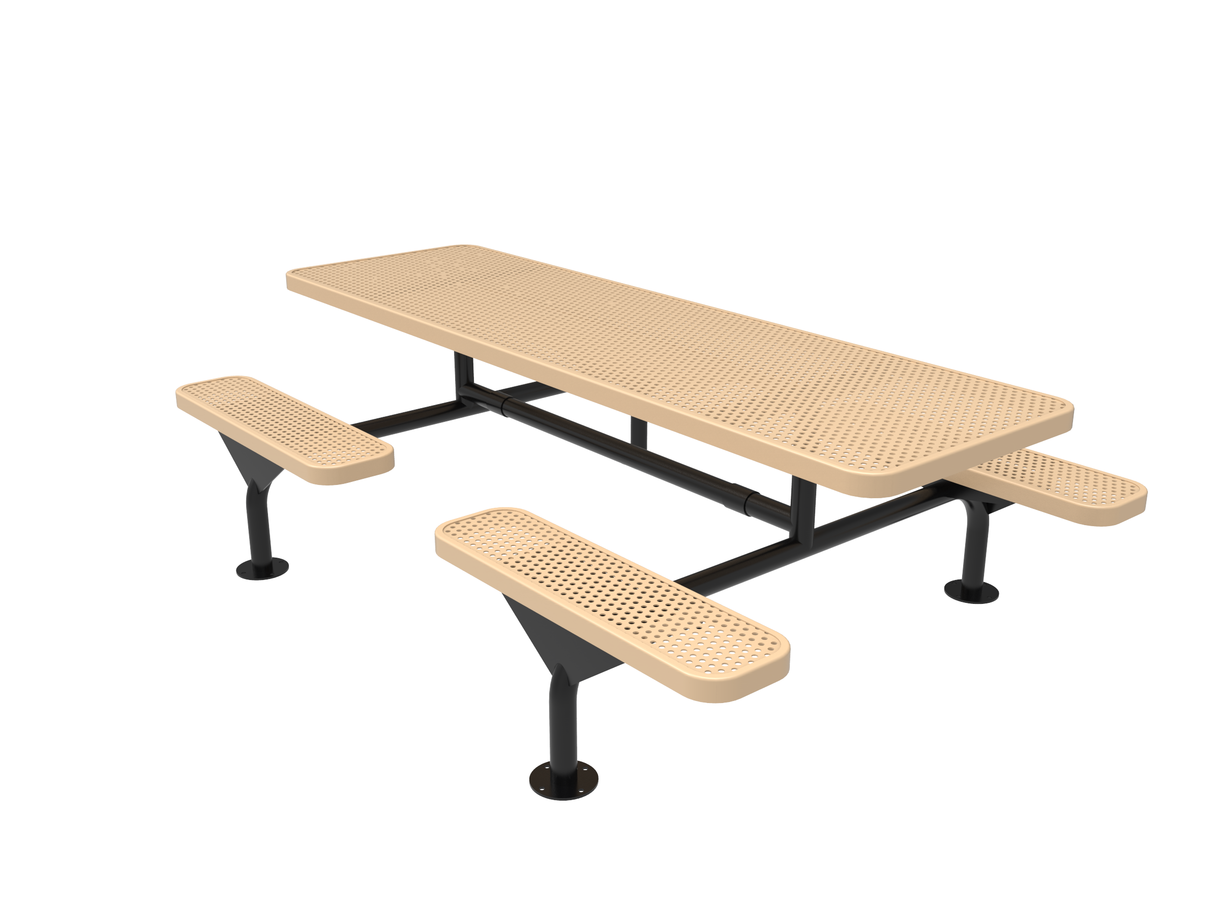 8' Rectangular Nexus Pedestal Table thumbnail 5