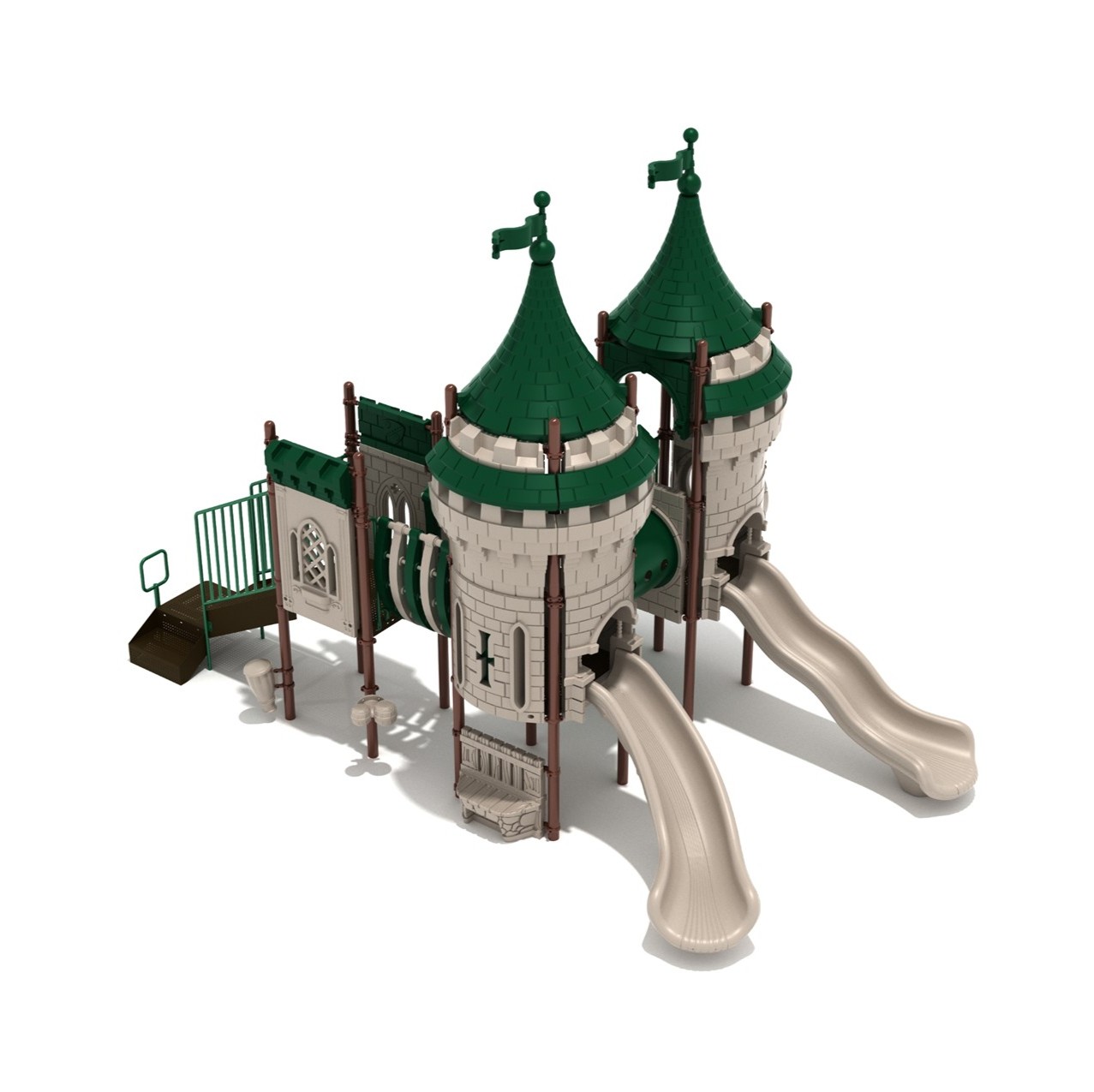 Jade Paradise Castle Spark Playground Structure thumbnail 5