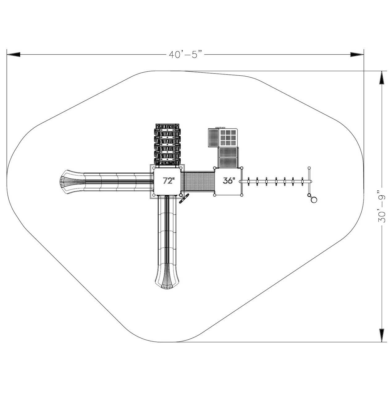 Flight of Fairies Castle Spark Playground Structure thumbnail 5