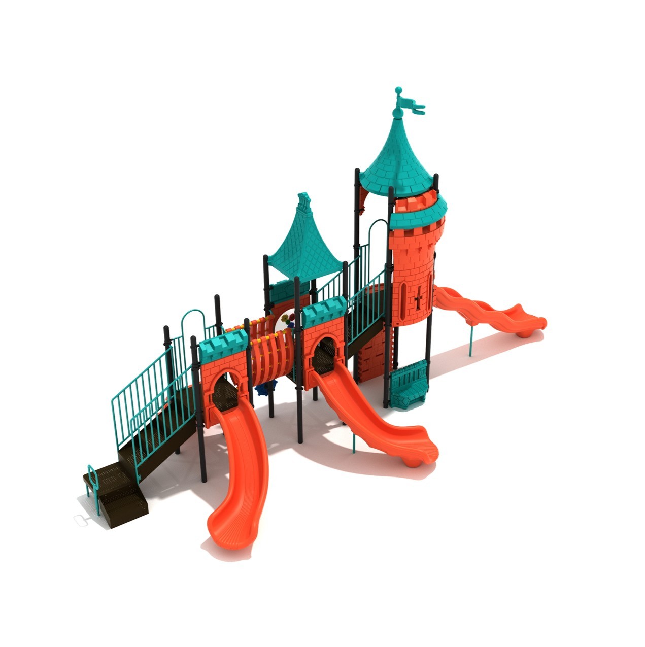 Winter Winds Castle Spark Playground Structure thumbnail 2