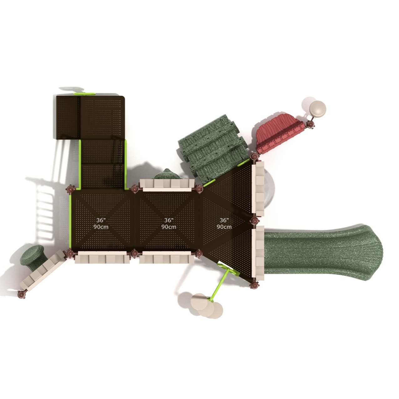 Mystic Ruins Castle Spark Playground Structure thumbnail 5